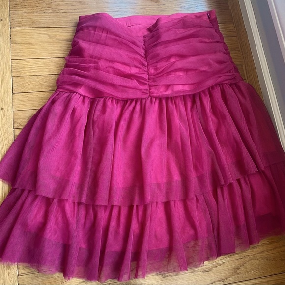 Anthropologie Maeve Tiered Tulle Mini Skirt NWT 6 - Picture 5 of 11